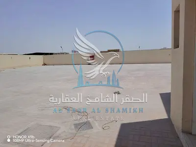 A commercial space for rent in Al Sajaa, with a prime location, suitable for various commercial, storage, and industrial activities.