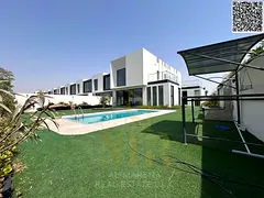 Luxury corner villa on 6200 sq ft with pool and garden, direct golf course view, ready for immediate