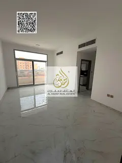 One-bedroom apartment with living room for annual rent in Al Muwaihat 3, first occupancy