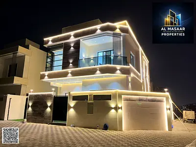 Corner villa, two floors and a roof, excellent location, registration and ownership fees included, freehold ownership for all nationalities