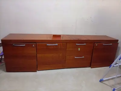 Long wooden storage cabinet / sideboard - good condition