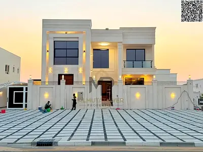 Luxury villa in Al Raqeeb, exclusively for UAE nationals. Features 6 master bedrooms, a swimming po
