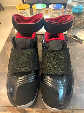 Air Jordan 20 Stealth Retro - Black/Red, Used but Good Condition