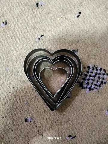 Baking heart shape mold and decoration nozzels and shapes