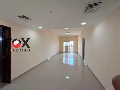 1BHK for annual rent in Al Jurf 3, Ajman. Brand-new building, first tenant, 2 bathrooms, built-in wardrobes, from AED 33,000, 6 payments.