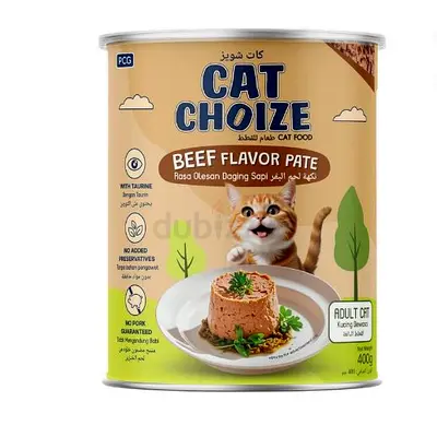 Cat Choize Canned Cat Food - Beef Flavor 400G x 12 Pcs