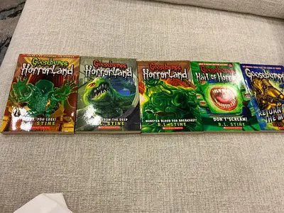 Goosebumps HorrorLand & Hall of Horrors paperback collection (5 books)