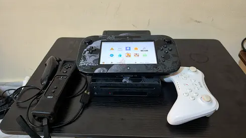 Wii U modded with SD card full of Games.