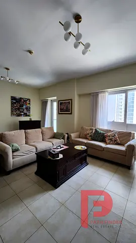 Unfurnished | 2BR+Maids | High Floor | Near Metro
