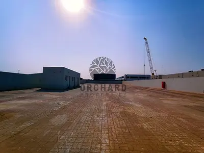 Front of the main road open yard 28000 sqft 40kv electricity fully interlock rent 500k