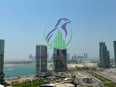 Two Bedroom Apartment with Panoramic Sea View from Every Room Overlooking Sharjah Lagoons Master Bedroom Three Bathrooms