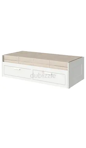 IKEA Day Bed with 2 Large Storage Drawers – Sofa & Double bed in one
