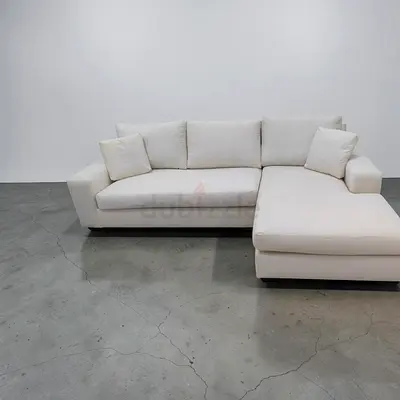 Expensive quality pottery barn lshape sofa