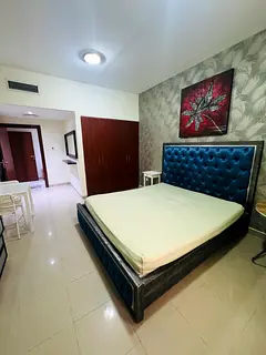 Fully furnished bedroom available for executive couple or one bachelor in Al khail gate 2