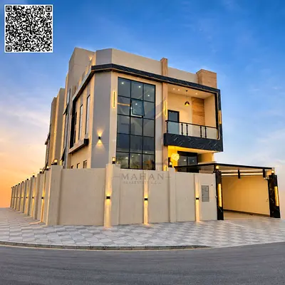 Luxury Corner Villa for Sale | 6 Master Bedrooms | 4,200 Sq. Ft. Built-up | Roof | Al Yasmeen, Ajman