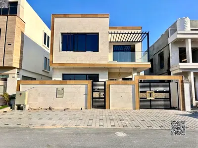 Own your dream villa Modern design , registration fees included , close to the mosque , and at a ne