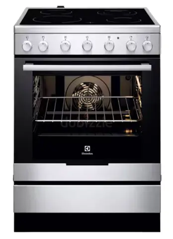 Electrolux freestanding electric cooker with ceramic hob - good condition - EKC96150AX