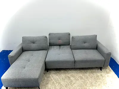 Still brand new home centre lshape sofa