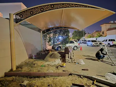 Carports, Modern designed car parking shed