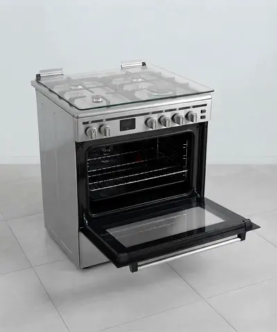 Stainless Steel Freestanding Gas Cooker with Oven - Perfect working Condition