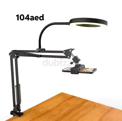Overhead tripod for phone and ringlight