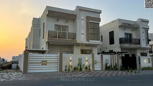 A beautiful and spacious 5-bedroom villa ready for occupancy is available for sale in Al Zahia, Ajman, with a price including electricity and water.