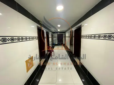 For annual rent: One bedroom and living room apartment in Al Nuaimiya 2, Ajman, opposite Al Nuaimiy