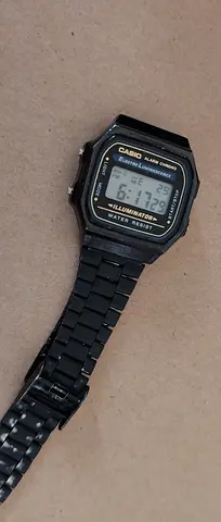 Casio Vintage Black Digital Watch - Working, Water Resistant