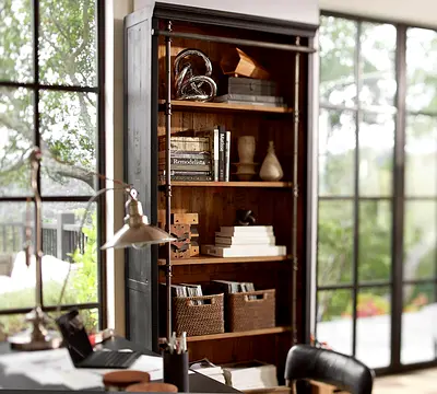 TIMOTHY OULTON Marina Home bookcase book shelf library solid reclaimed wood W98 D44 H256 cm