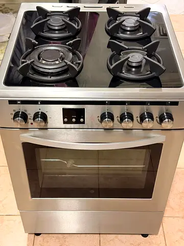 Model Hoover Top 4 Burner Gas Down Oven Electric Cooker Range Size 60cm