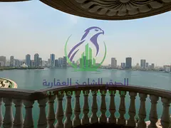 For annual rent: A stunning four-bedroom apartment with a sea view in Al Majaz 3, Sharjah