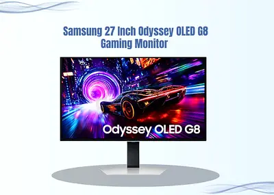 Samsung 27 Inch Odyssey OLED G8 Monitor | 4K UHD 240Hz Gaming Monitor
