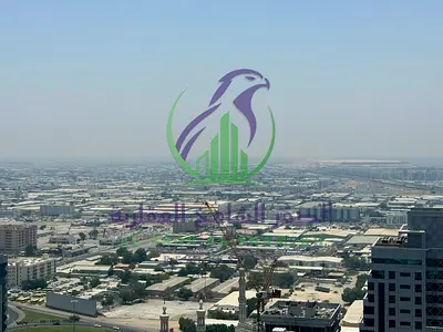 Three Bedrooms and Living Room for Rent in Al Taawun Sharjah Five Star Tower All Master Bedrooms Four Bathrooms Two Parking Gym Pool Panoramic Views