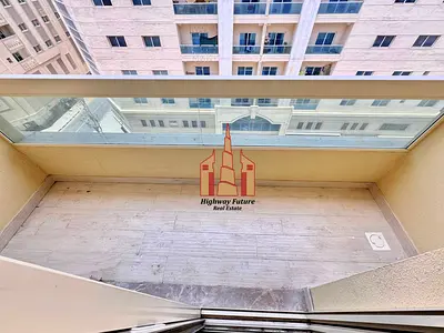 1Bedroom Apartment With Balcony Parking 12 Cheques Payment in New Muwailah