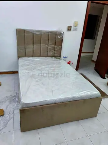Brand New velvet couple size bed with medical mattress available.