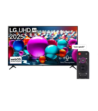 New LG TV 75-Inch UHD AI 4K Smart TV with AI Magic Remote 75UA85006LA with Box