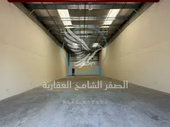 A warehouse in a prime location within the industrial zone, featuring a wide entrance that facilitat
