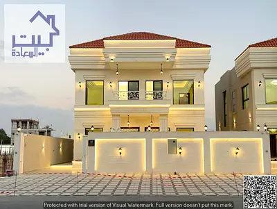 Villa Al-Omar Al-Zahia Ajman, Classic Design, Freehold Ownership for All Nationalities, Bank Financing 100%