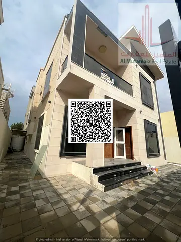 Villa for rent in Al Yasmin / Consisting of five rooms, a majlis, a hall, and a maid's room / Price