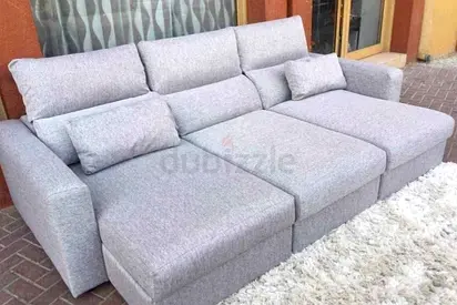Perfect condition IKEA Eskilstuna L Shape Sofa bed with storage