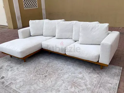 Comfortable West Elm New Port L Shape Sofa Excellent Condition