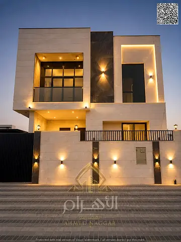 Luxury villa for sale in Al Bahia area – exceptional location on the main street | behind all services | two floors | 5 master bedrooms | Price includ