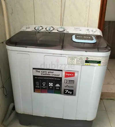 Impex 7kg Semi-Automatic Twin Tub Washing Machine