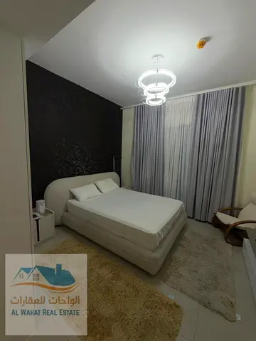 Luxury furnished studio for monthly rent, Maryam Island, Sharjah. Enjoy a sophisticated lifestyle in one of the most prestigious residential areas in