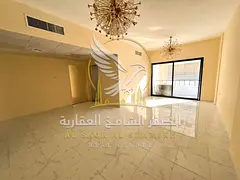 Two bedroom hall balcony open view bachelors allowed central AC spacious wardrobes renovated near Al
