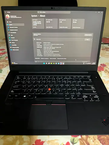 Lenovo P1 i7/10th 48gb 4k Display