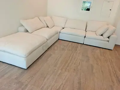 Very good offer selling marina home feather 🪶 filled modular 5_ piece sofa