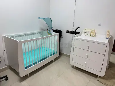 SnüzKot baby crib and changing unit