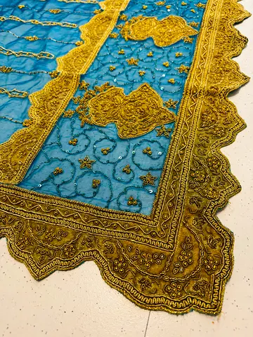 Beautiful Persian handmade embroidered tablecloth