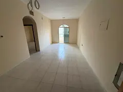 One bedroom and living room, one bathroom, balcony, central air conditioning, maintenance, Al Rashid